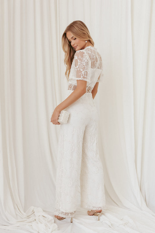 Zina Jumpsuit - Ivory