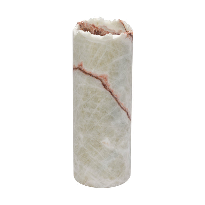 Small Cylinder Natural Edge Lazul Lamp