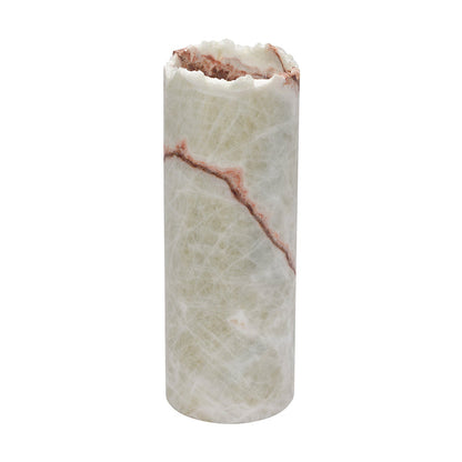 Small Cylinder Natural Edge Lazul Lamp