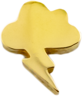 Stratus Luxe- 18KT Threadless End - Khrysos Jewelry