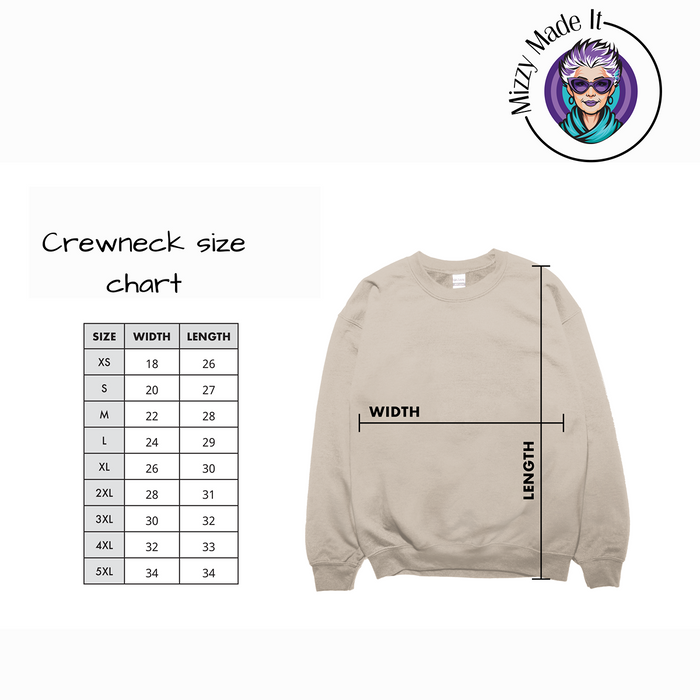 Suicide Prevention Awareness Ribbon Daisy Embroidered Crewneck Sweatshirt