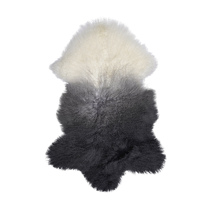 Tibetan Sheep Pelt - Gray Ombre
