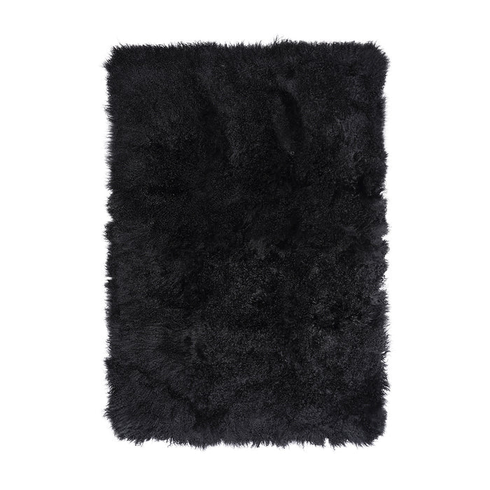 Tibetan Sheep Throw - Black