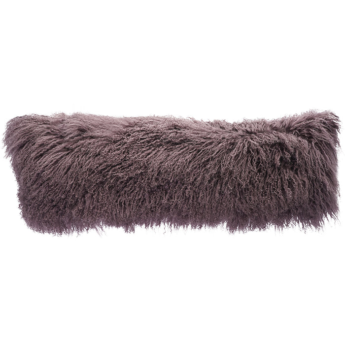 Tibetan Sheep Throw Pillow - Purple / Mauve