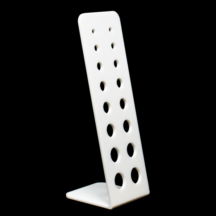 Upright Plug Display | Eco-Conscious Polylactide | 8G–00G Showcase - Khrysos Jewelry