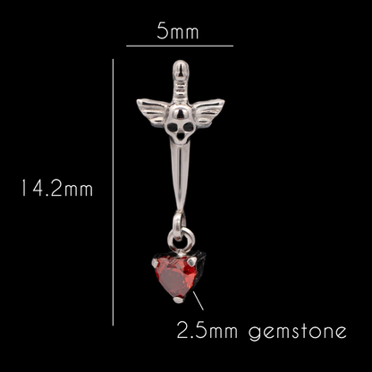 Vesper - Threadless End - Khrysos Jewelry
